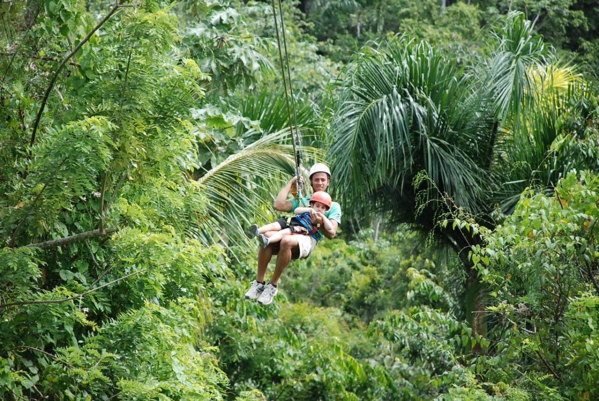 Ziplines en Juana Vicente