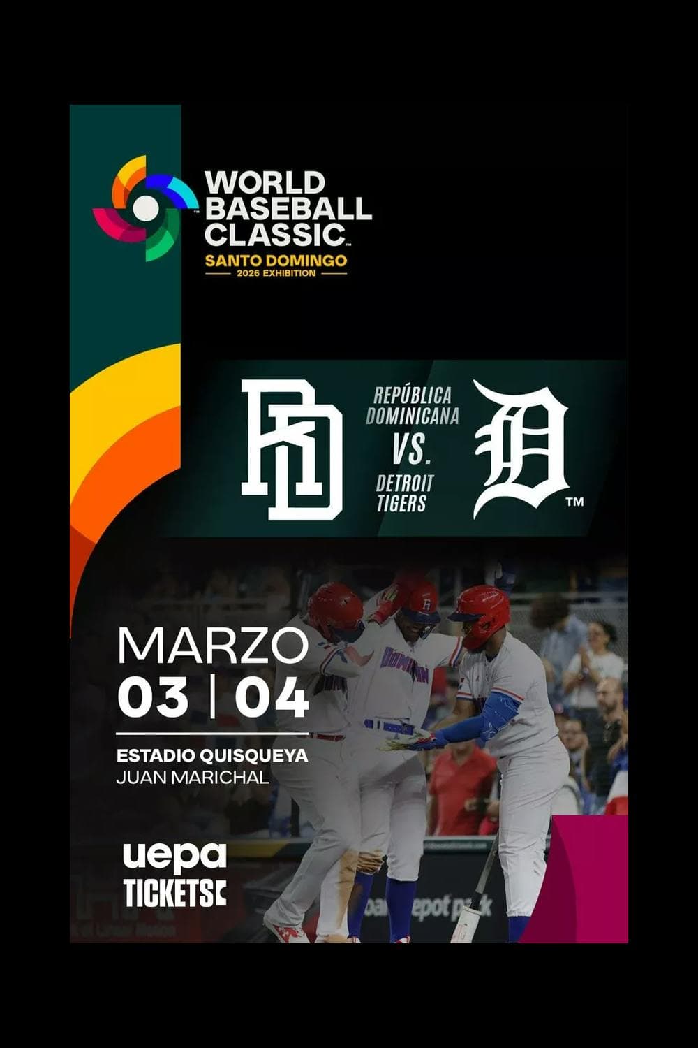 World Baseball Classic Santo Domingo: 2026 Exhibition Republica Dominicana VS Detroit Tigers