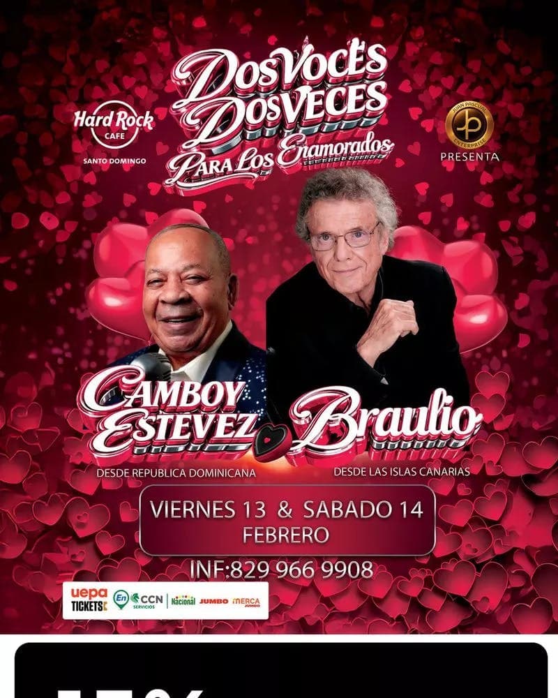 Dos voces, dos veces para enamorados